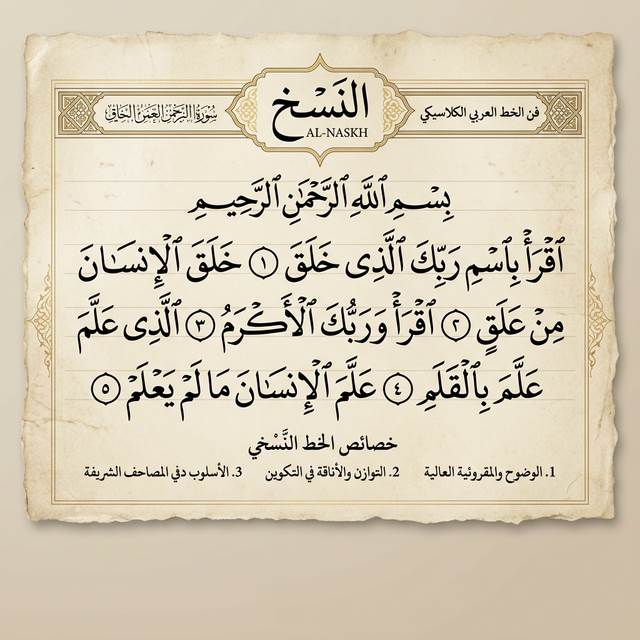 Exploring the Naskh Script for Beginners: The Foundation of Modern Arabic