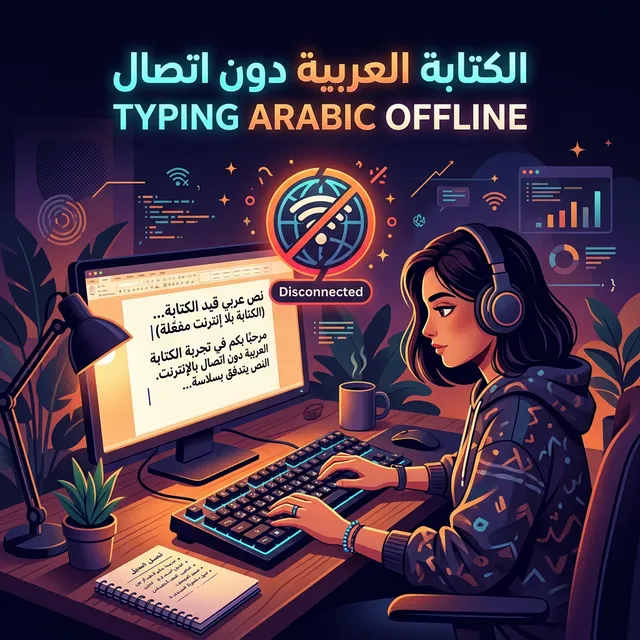 Typing Arabic Offline: How to Install Our Web App (PWA) 2026