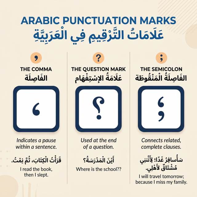 Arabic Punctuation Marks: A Complete Usage Guide