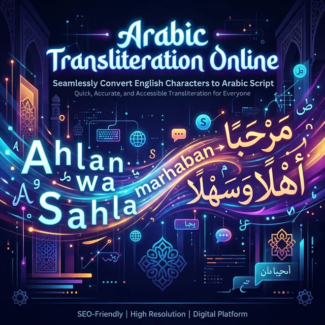 Arabic Transliteration Online &mdash; Free Writing Tool 2026