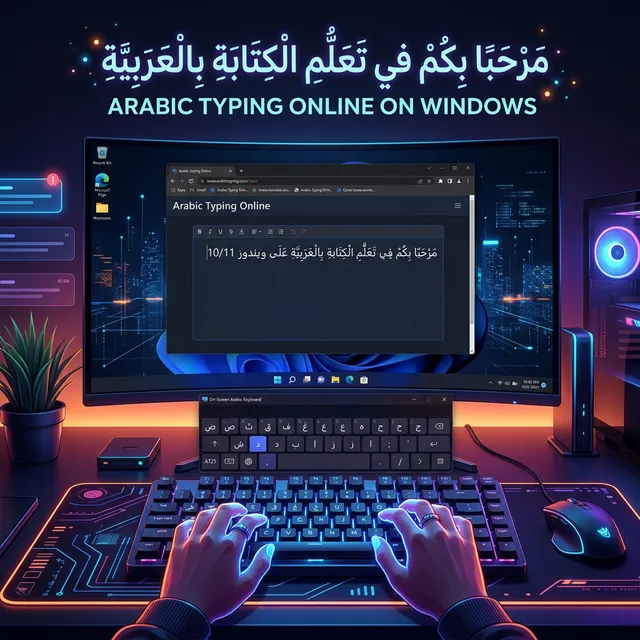 Arabic Typing Online in Windows 10 & 11 &mdash; Free Guide 2026